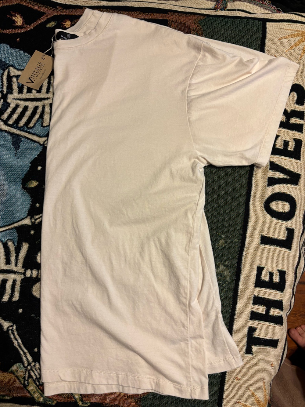 Rae Mode Women’s Short Sleeve Crewneck Tee — Soft Cream - Picture 7 of 11